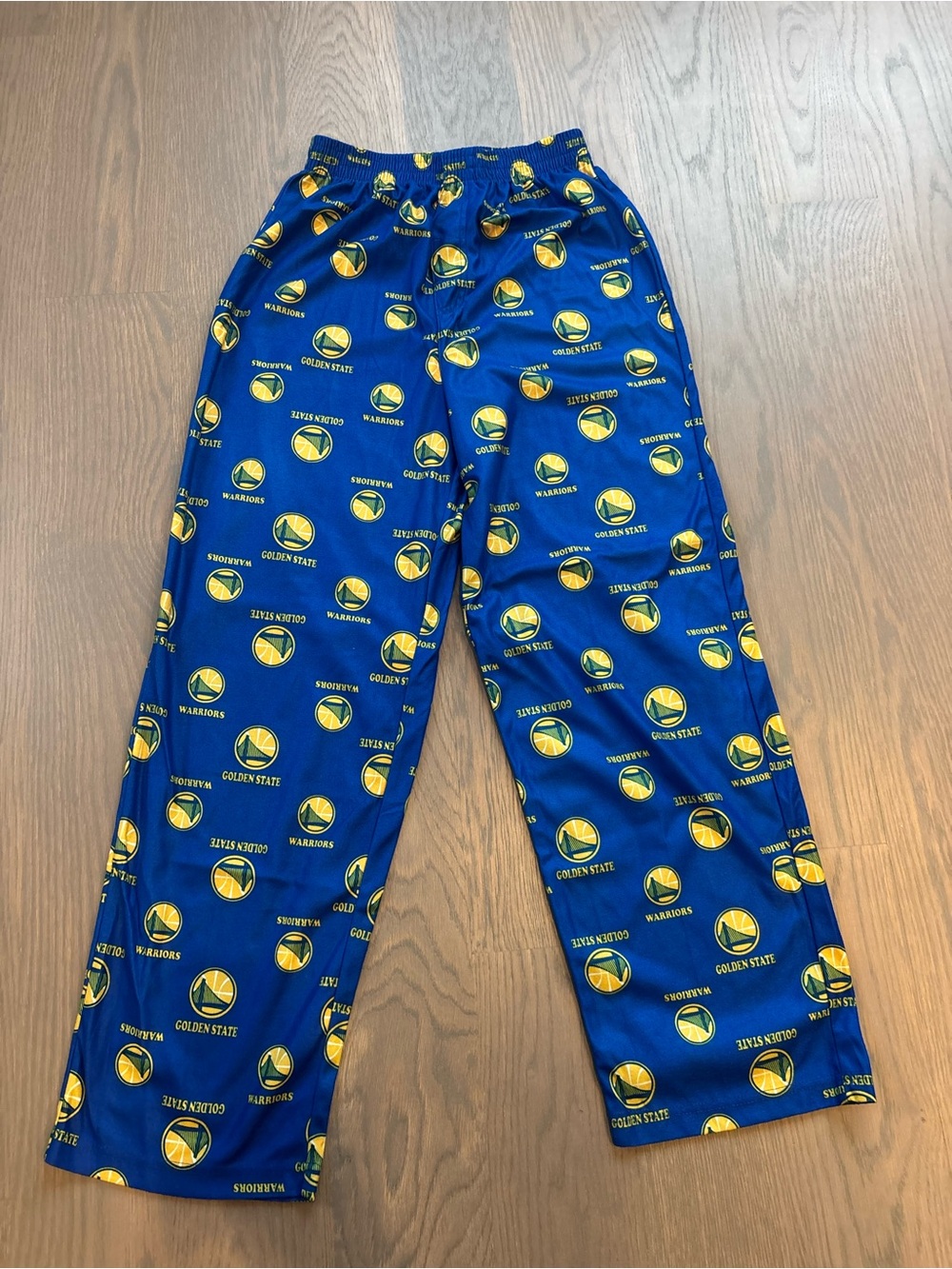NBA Golden State Warriors Blue and Yellow Pajama Pants